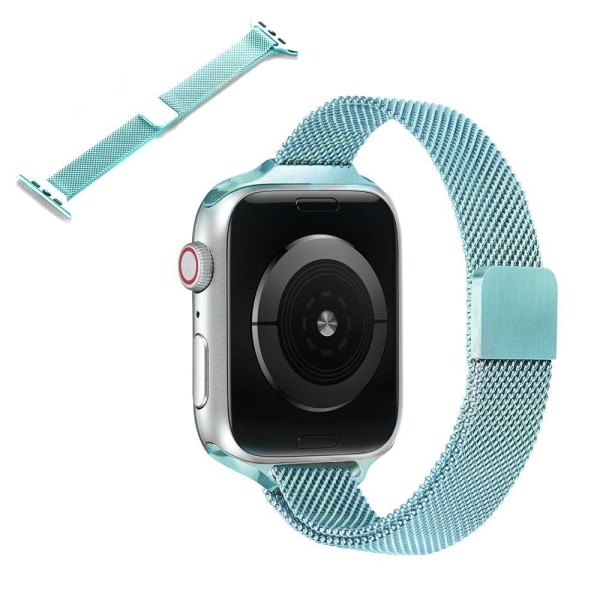 Apple Watch 42mm - 44mm urrem i rustfrit stål - Smaragdgrøn Green