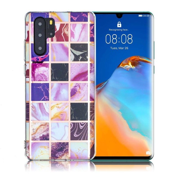 Marble Huawei P30 Pro cover - Marbles in firkanter mønster Multicolor