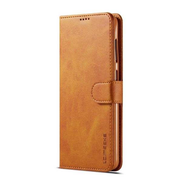 LC.IMEEKE Samsung Galaxy A20e Flip Etui - Brun Brown