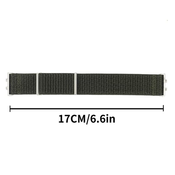 Oppo Watch 3 Pro klockarmband i nylon - Militärgrön Grön
