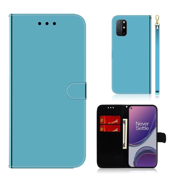 Mirror OnePlus 8T flip etui - blå Blue