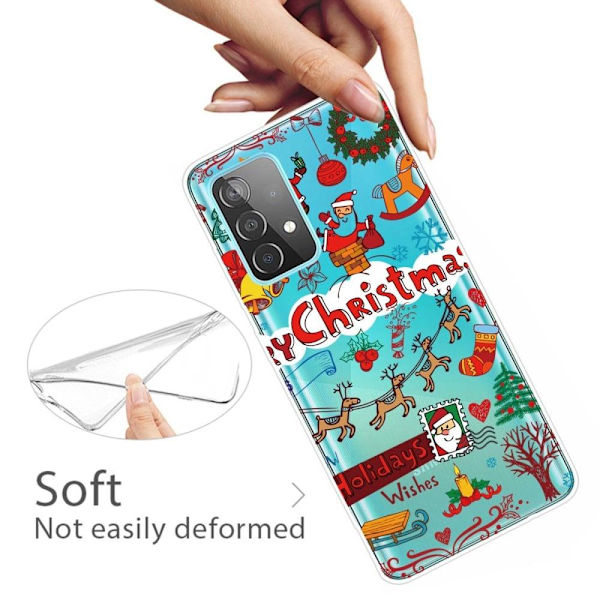 Deco Samsung Galaxy A33 5G kotelot - Joulukoriste Red