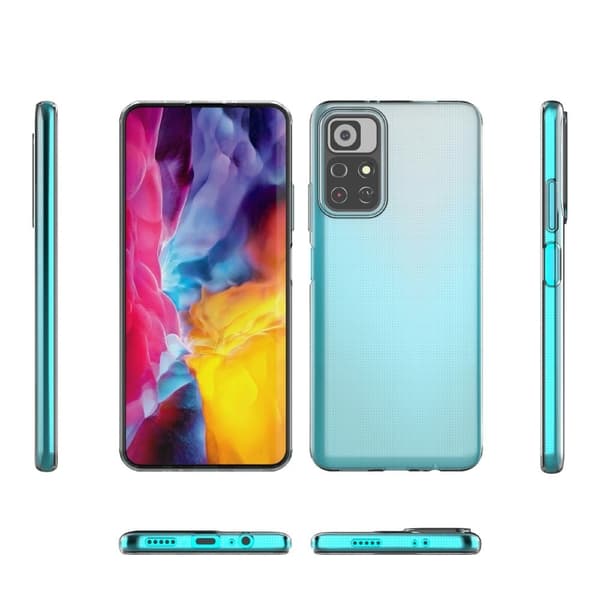 Erittäin ohut läpinäkyvä kotelo Xiaomi Redmi Note 11S 5G / 11T 5G / Note 11 -puhelimelle Transparent