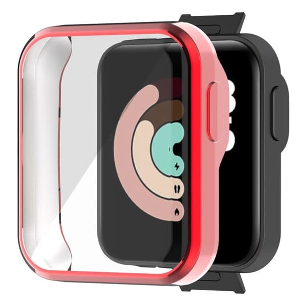 Xiaomi Mi Watch Lite / Redmi Watch glänsande skydd - Röd Röd