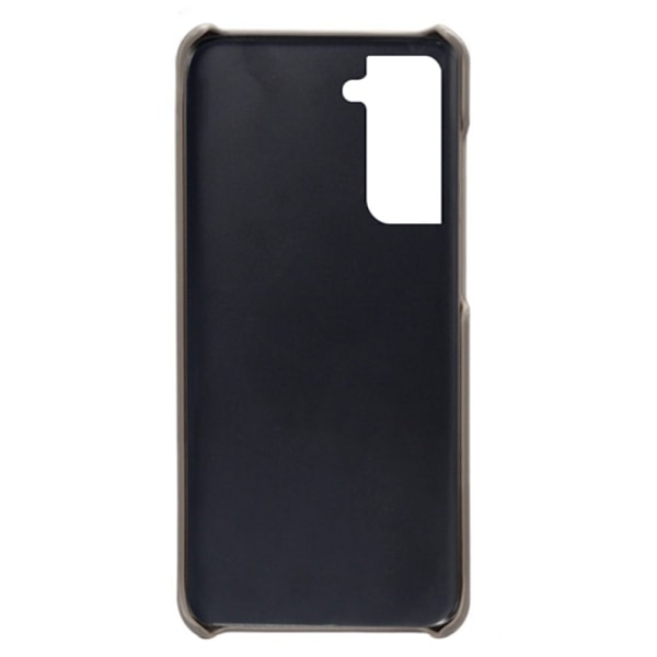 Dual Card Etui Samsung Galaxy S22 - Grå Silver grey