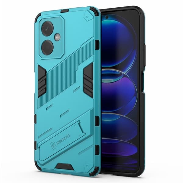 Stöttåligt Xiaomi Redmi Note 12 hybridskal - Blå Blå
