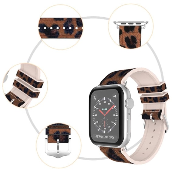 Apple Watch Series 8 (41mm) leopard pattern silicone watch strap Vit