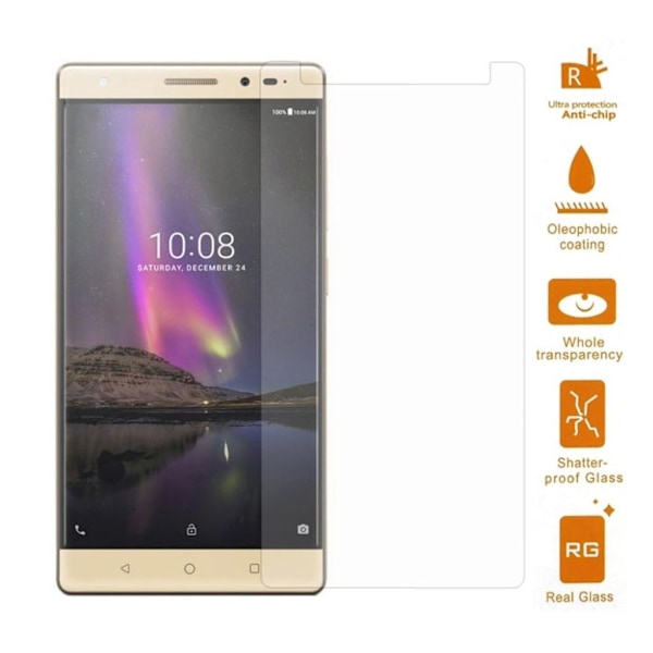 0.3mm härdat glas Lenovo Phab 2 Plus skärmskydd Transparent