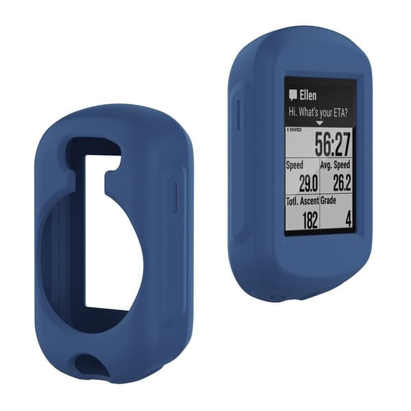 Garmin Edge 830 hållbart silikonfodral - Mörkblå Blå
