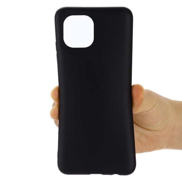 Matte Liquid Silikone Cover til Samsung Galaxy A03 - Sort Black