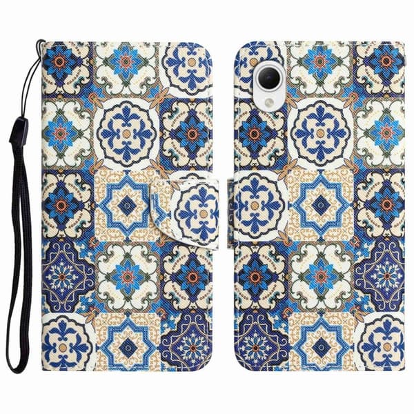 Wonderland Samsung Galaxy A23e Flip Etui - Retro Totem Multicolor