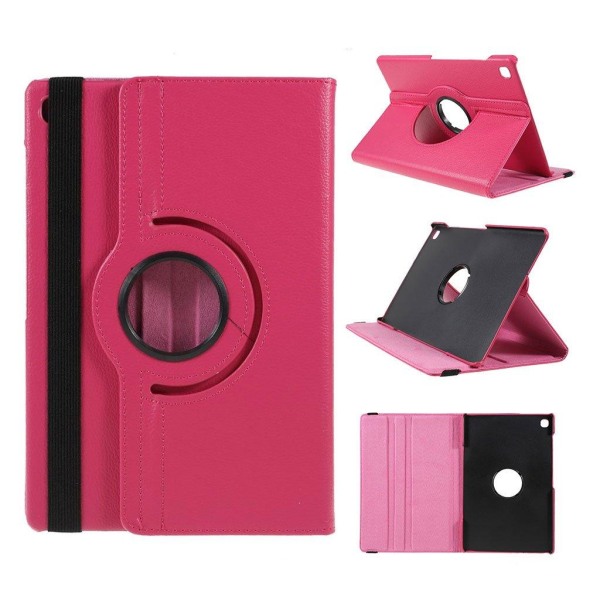 Samsung Galaxy Tab S5e litchi leather case - Rose Pink