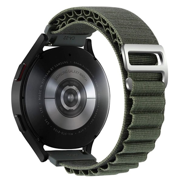 18 mm universellt klockarmband i nylon - Grön Grön