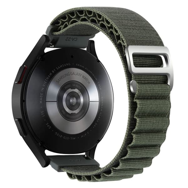 18mm Universal nylon kellohihna - Vihreä Green