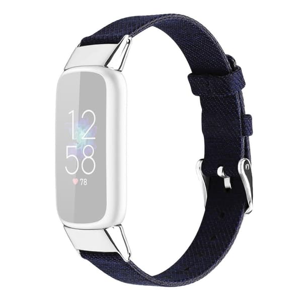 Fitbit Luxe -kellon hihna kankaalle - Tummansininen / Koko: L Blue