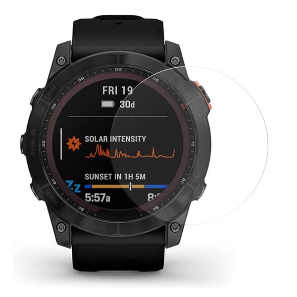 Garmin Fenix 7X klar skjermbeskytter Transparent