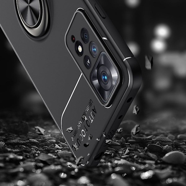 Ringo Xiaomi Redmi Note 11S 5G / Xiaomi Redmi Note 11 Pro suojakotelo - Musta / Ruusukulta Black