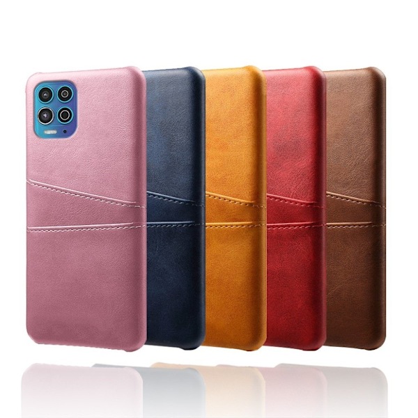 Dual Card Etui Motorola Moto G100 / Edge S - Grøn Green