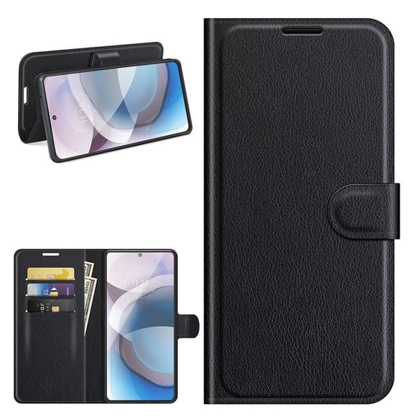 Classic Motorola One 5G Ace fodral - Svart Svart
