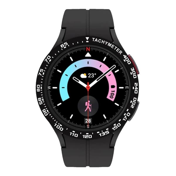 Samsung Galaxy Watch 5 Pro aluminiumslegering bezel ring - Sort / Sort / Sort Black