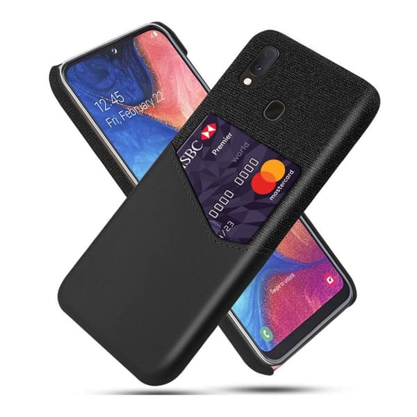 Bofink Samsung Galaxy A20e Kortdeksel - Svart Black