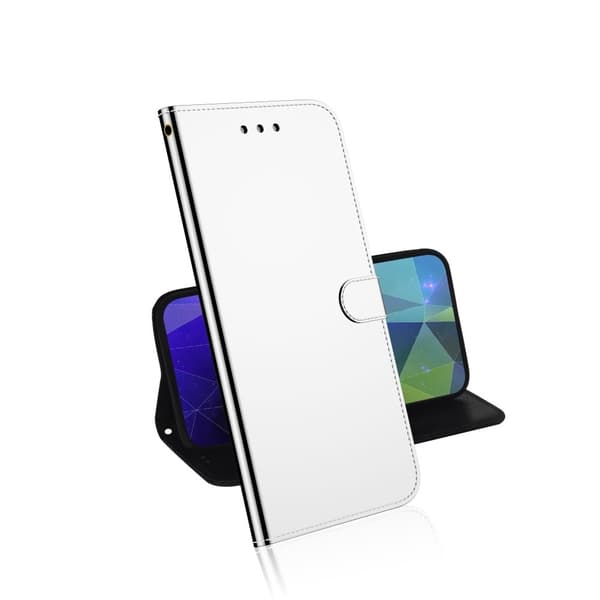Mirror Motorola G Pure flip case - Hopea Silver grey