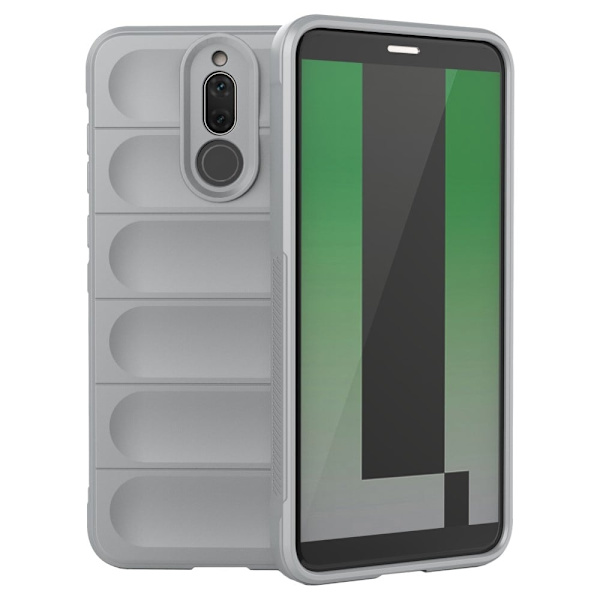 Blødt grebsformet cover til Huawei Mate 10 Pro - Sølv/Grå Silver grey