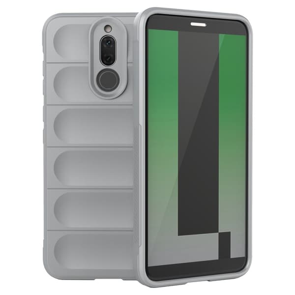 Deksel med mykt grep for Huawei Mate 10 Lite - Lysegrå Silver grey