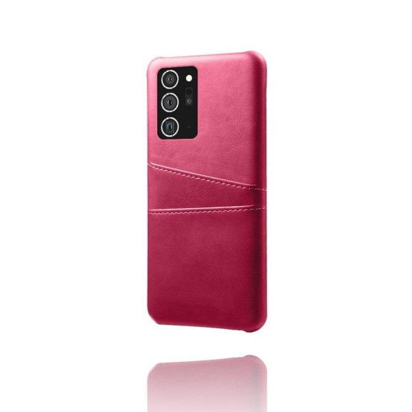 Dual Card Etui Samsung Galaxy Note 20 - Rose Pink