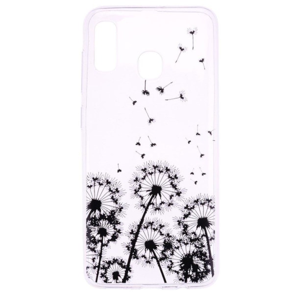 Huawei P30 Lite pattern case - Dandelion Black