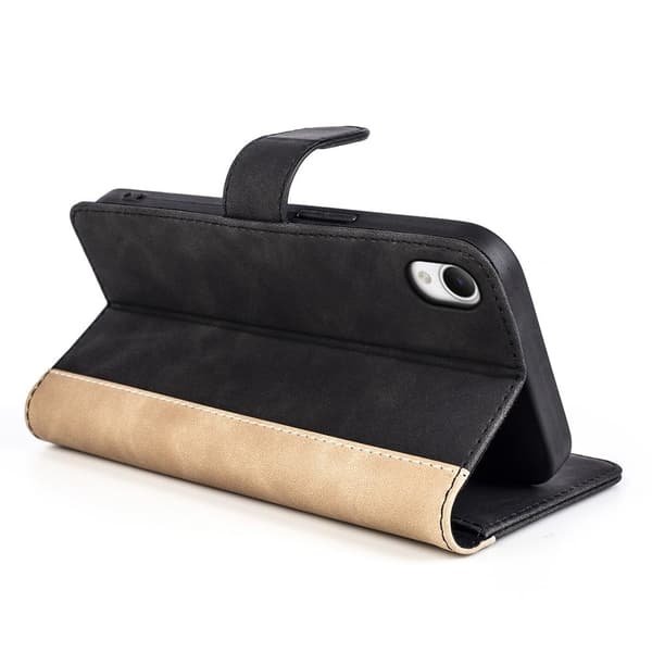 Tofarget lærdeksel for Samsung Galaxy A23e - Svart Black