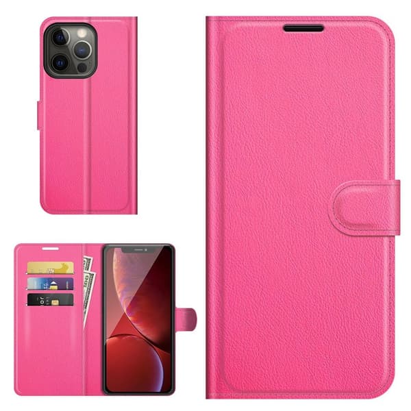 Classic iPhone 13 Pro Max fodral - Rosa Rosa