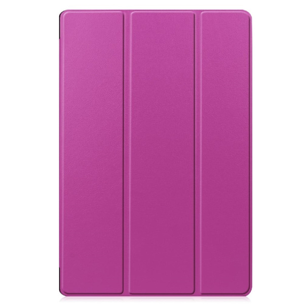 Samsung Galaxy Tab S7 FE tri-fold läderfodral - Lila Lila
