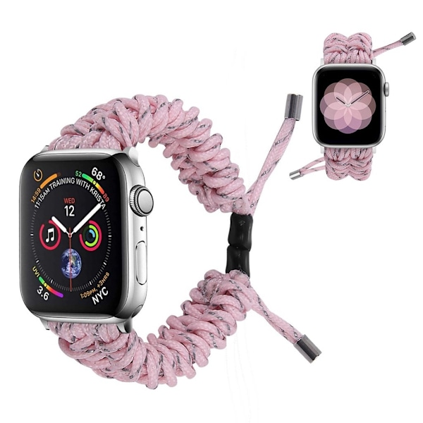 Apple Watch Series 6 / 5 40mm braided watch band - Pink Rosa
