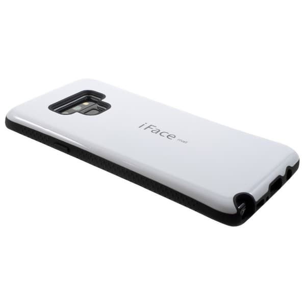 IFACE MALL Samsung Galaxy Note9 beskyttelses deksel av hybrid materiale - hvit White