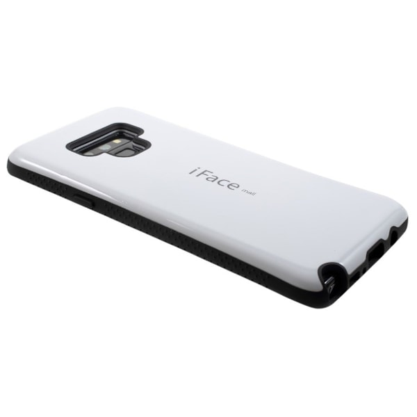 IFACE MALL Samsung Galaxy Note9 beskyttelsesetui i kombimaterialer - Hvid White