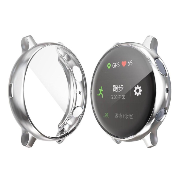 Samsung Galaxy Watch Active 2 - 40mm electroplating case - Silve Silvergrå
