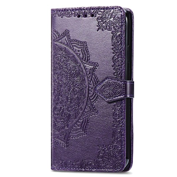 Mandala HMD Pulse Pro etui i lær - Lilla Purple