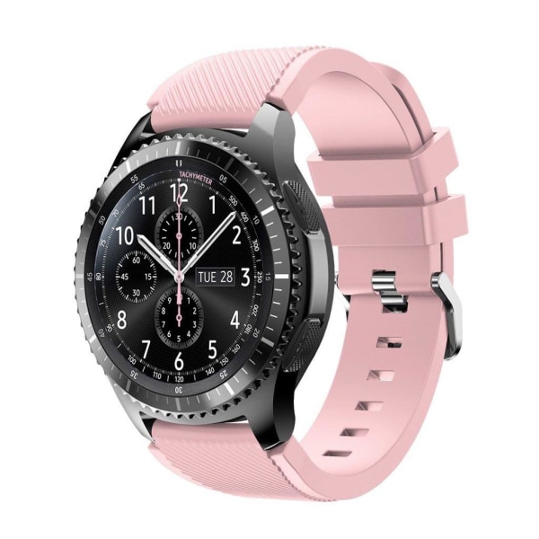 Samsung Gear S3 trendig silikon klockarmband - Rosa Rosa