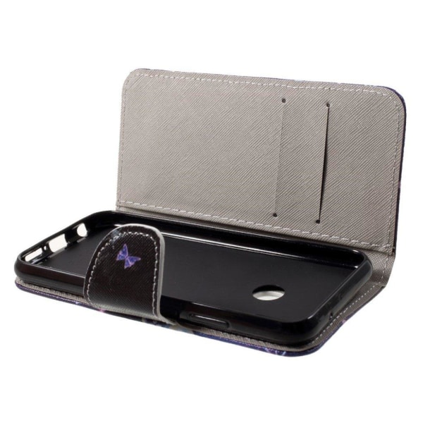 Huawei P20 Lite / Nova 3e mobilfodral i PU skyddar plånbok korth multifärg