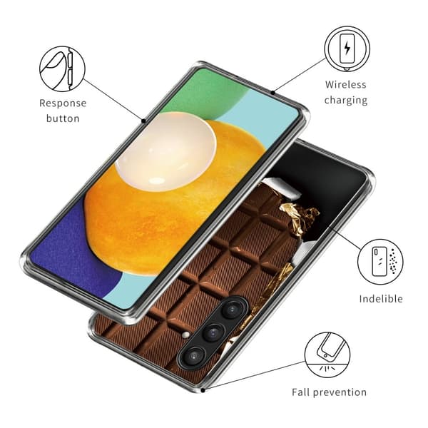 Deco Samsung Galaxy S24 kotelot - Suklaa Brown