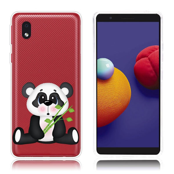 Deco Samsung Galaxy A01 Core kotelot - Panda Bambu White