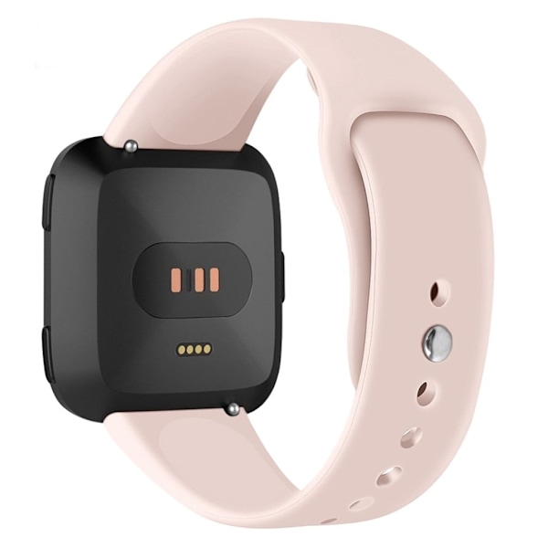 Fitbit Versa Lite silikoninen kellonauha - Koko: L / Vaalea Pinkki Pink