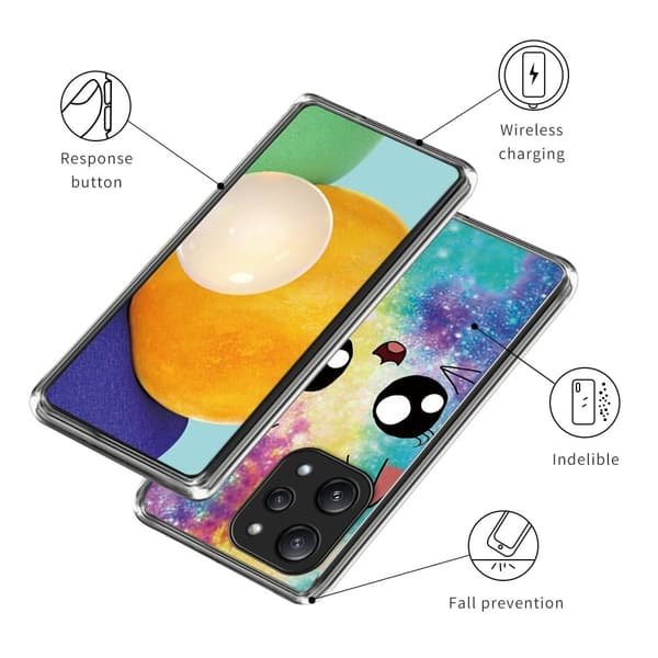 Deco Xiaomi Redmi 12 kotelot - Sateenkaari Kissa Multicolor