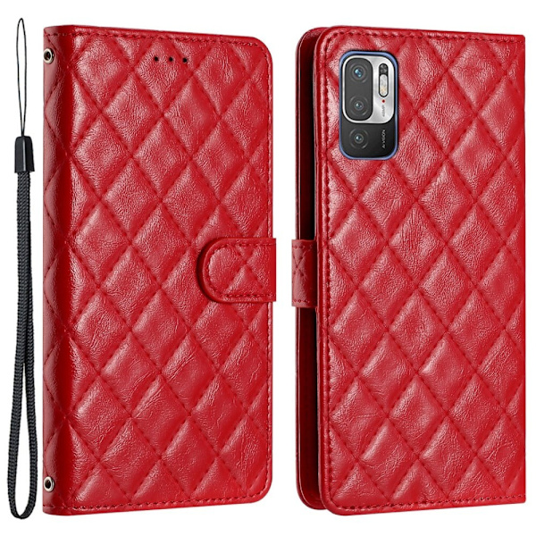 Funktionelt rombe etui med pung Red