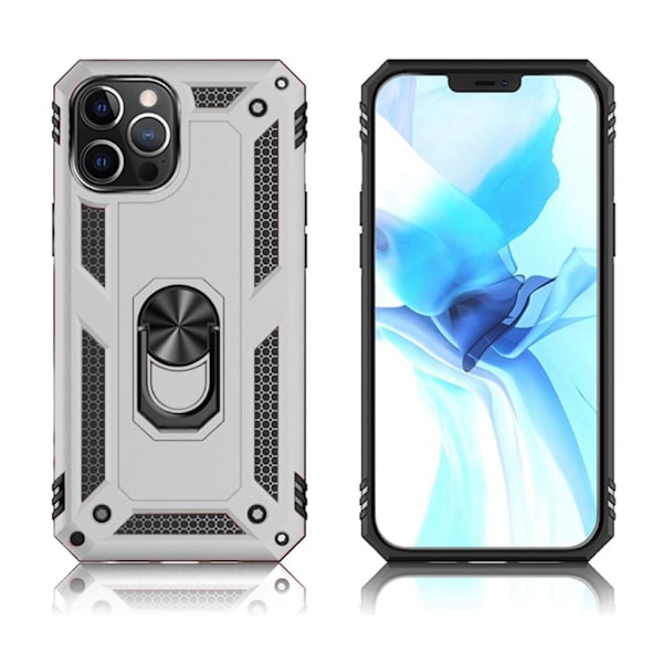 Bofink Combat iPhone 12 Pro Max Etui - Grå Silver grey