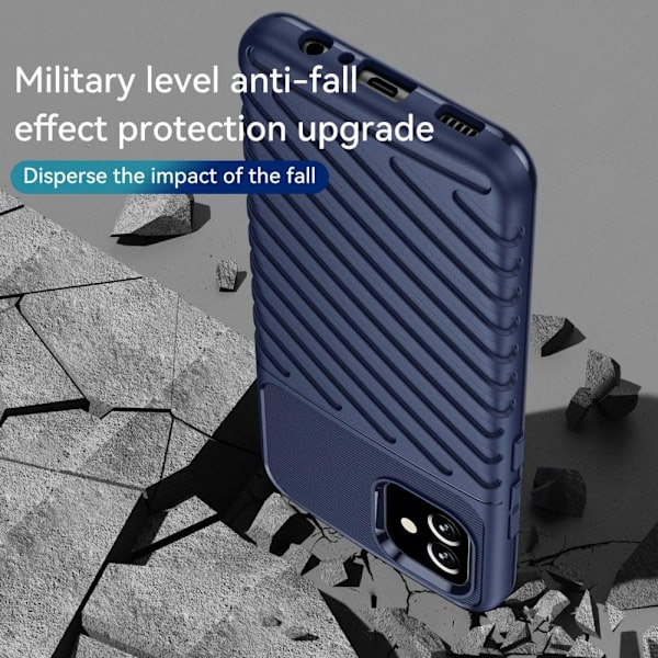 Thunder Samsung Galaxy A04e Etui - Blå Blue