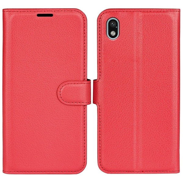 Classic Sony Xperia Ace III flip kuoret - Punainen Red