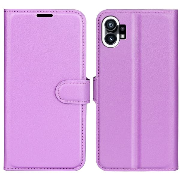 Klassisk Nothing Phone (1) Flip Etui - Lilla Purple