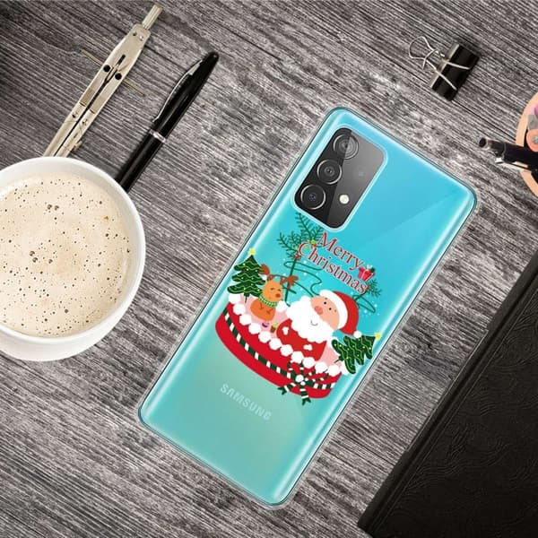Julfodral till Samsung Galaxy A73 - Tomte Och Tomte Röd